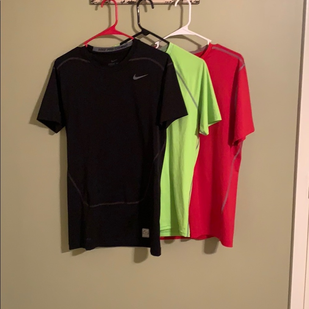 3 compression shirts